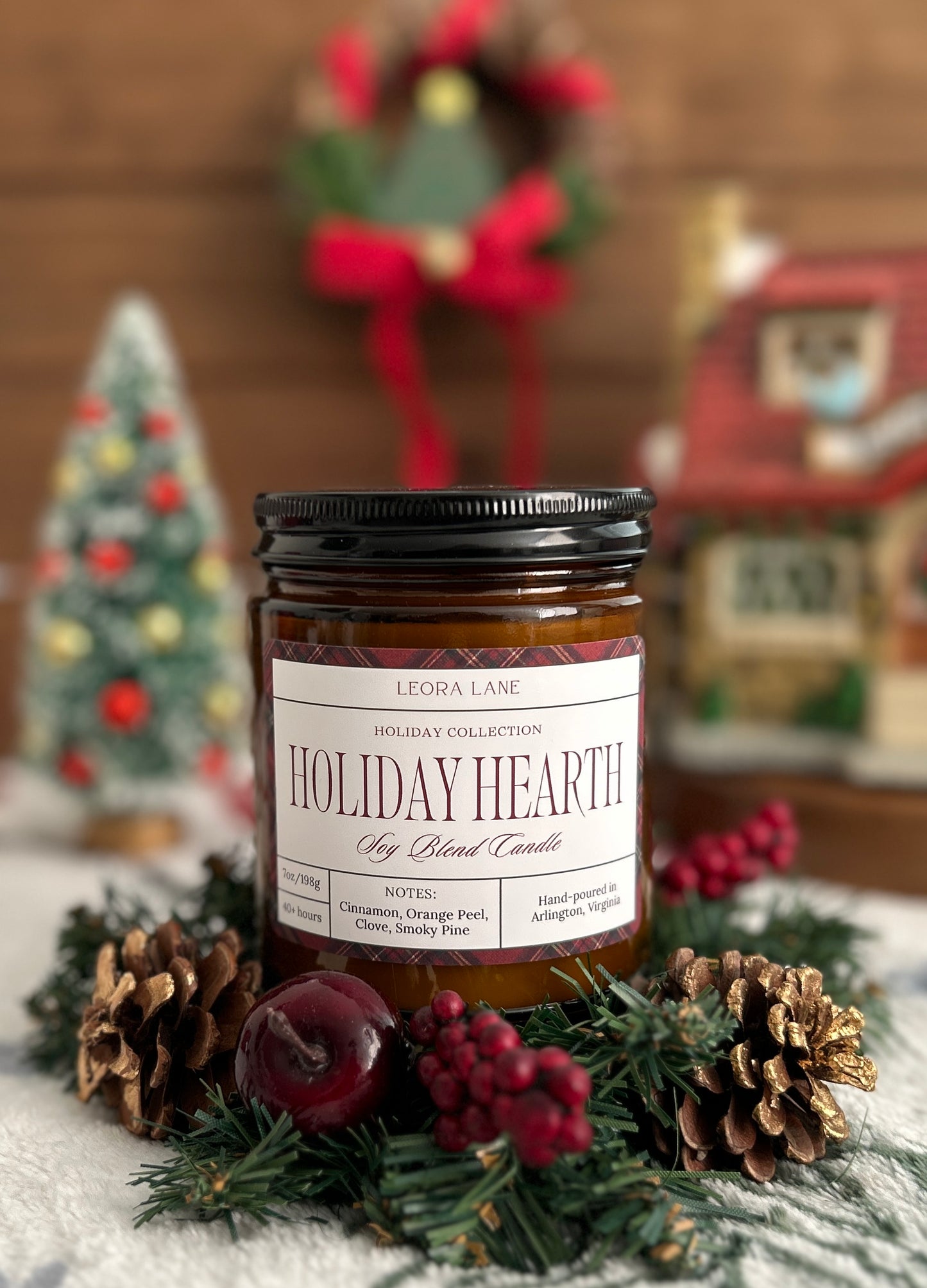 Holiday Hearth 7 oz. Candle
