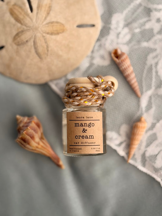 Mango & Cream Car Diffuser