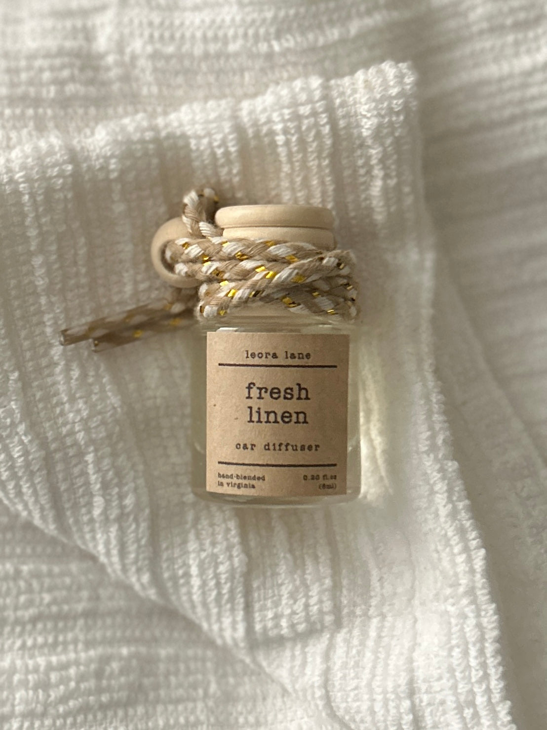 Fresh Linen Car Diffuser