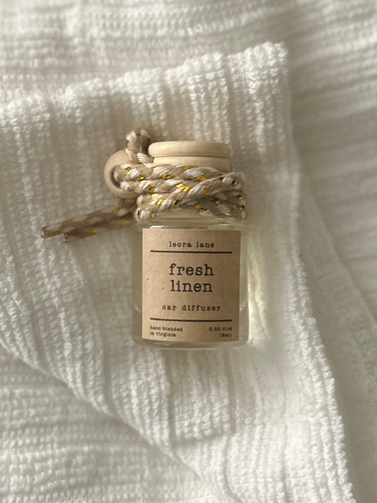Fresh Linen Car Diffuser