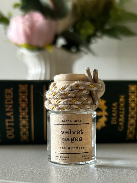 Velvet Pages Car Diffuser